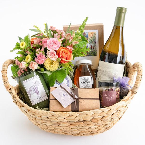 Calle Elegante Chardonnay Gift Basket