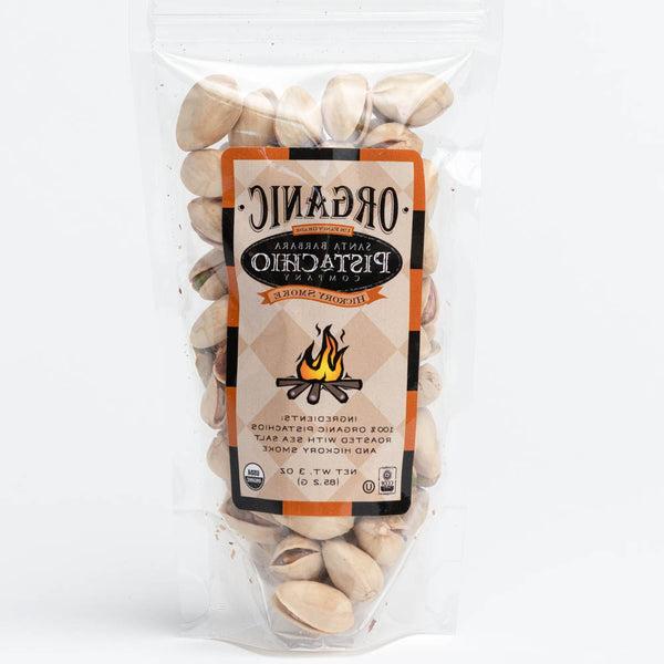 Hickory Smoke Santa Barbara Organic Pistachios - 3 oz